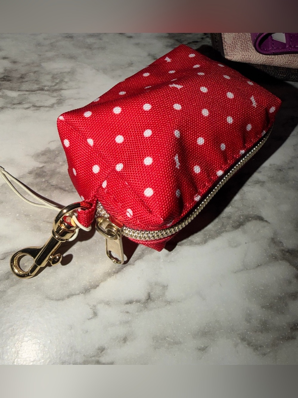 Radley “Spot” waste bag holder and leash